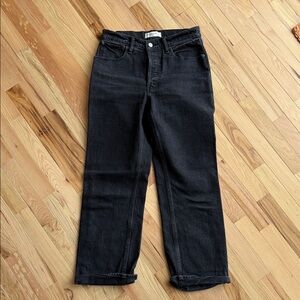 Abercrombie & Fitch Women's Black 90s Baggy Low Rise Jean 27S